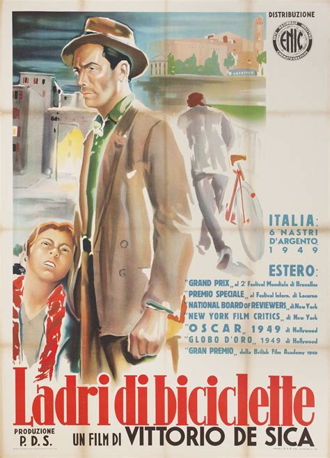 Bicycle Thieves R1952 Italian Due Fogli Poster - Posteritati Movie Poster Gallery