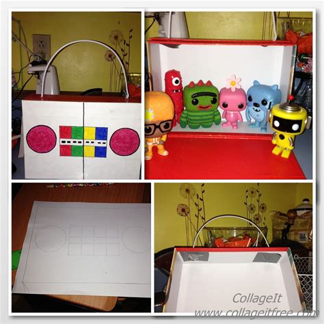 Repurpose your Nabi Tablet box into Yo Gabba Gabba's DJ Lance Rock's boombox. My son loves Yo ...