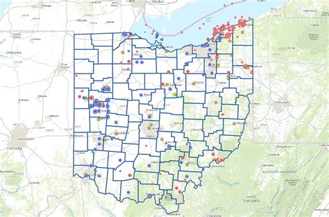 Map Of Ohio Fault Lines - Map Of The United States Of America