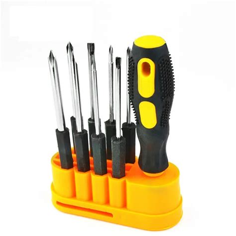 High Quality 10pcs Slotted Star Screwdriver Set Magnetic Slotted Star Home Appliance Repair Hand ...