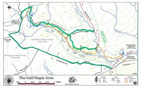 West Branch of the Pleasant River walkaround (North Maine Woods map ...