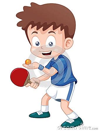 Cartoon Table Tennis Player Stock Image - Image: 27770401