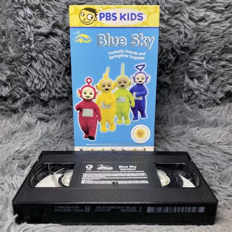 TELETUBBIES BLUE SKY VHS Tape 2006 PBS Kids Cartoon Show Late Release Rare $369.48 - PicClick CA