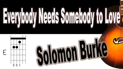 Everybody Needs Somebody to Love Solomon Burke The Rolling Stones - YouTube