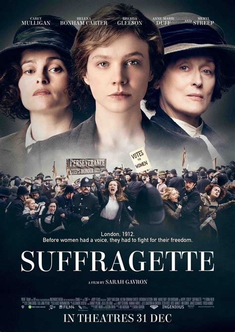 Suffragette (2015) Rating 7/10 | Les suffragettes, Film, Bon film