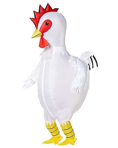 Adult Chicken Inflatable Costume - Spirithalloween.com