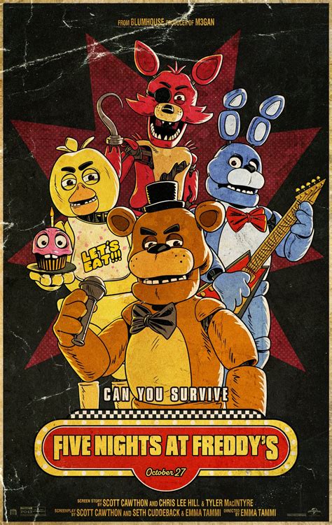 New Poster for 'Five Nights at Freddy's' : r/movies