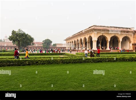 The Red Fort in Agra, Uttar Pradesh, India where Shah Jahan (who built ...