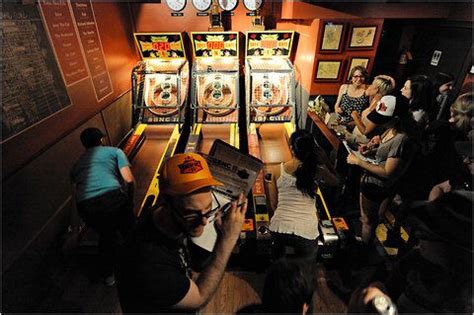 Skee-Ball, Played for Fun and Money | Skee ball, Circle bar, Girls weekend