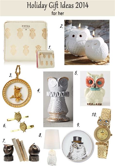 My Owl Barn: Gift Guide 2014: For Her | Gift guide, Gifts, Owl