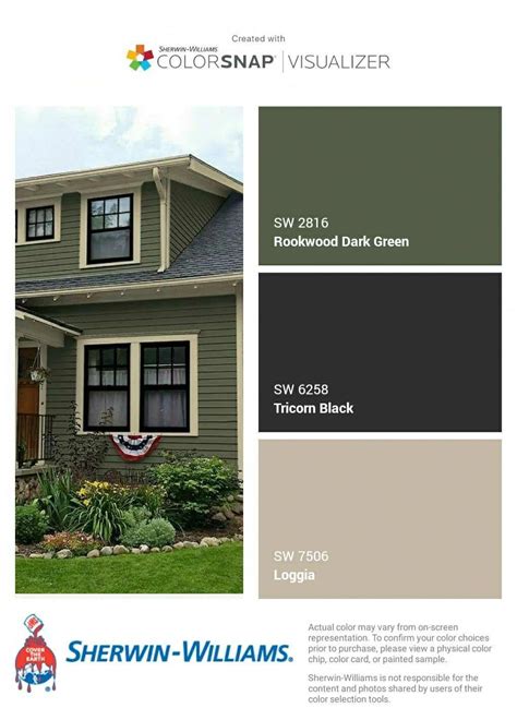 Dark Green Exterior House Paint Colors - bmp-toethumb