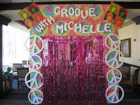 Pin by Ideal Party Decorators on IPD Entryway Decor | 70s party theme, Hippie party, 70s party ...