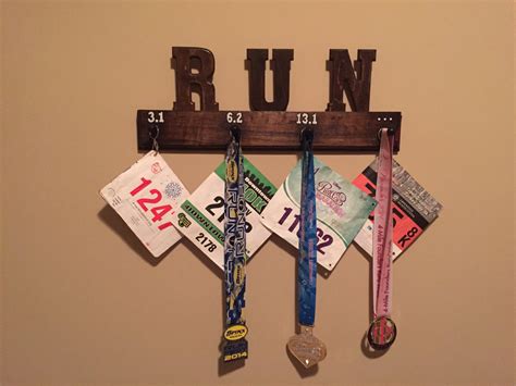 Race Bib and Medal Display Fully Customizable