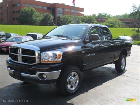 2006 Black Dodge Ram 2500 SLT Quad Cab 4x4 #50601420 Photo #19 ...