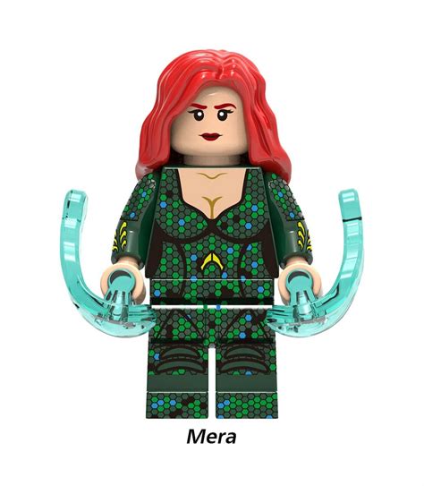 Mera Aquaman Custom Minifigure Fit Lego