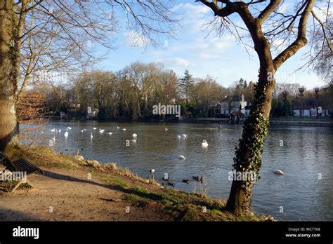 The Loiret River near Olivet, south of Orleans in France Stock Photo ...