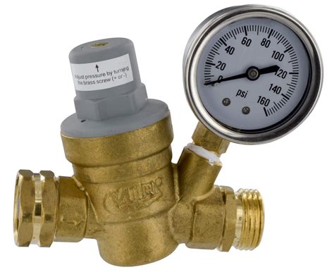 Adjustable Water Regulator, Brass, Lead-Free, Carded - Valterra.com