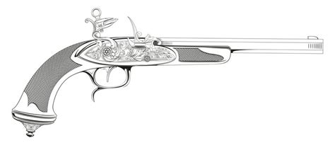 Flintlock Pistol Sketch