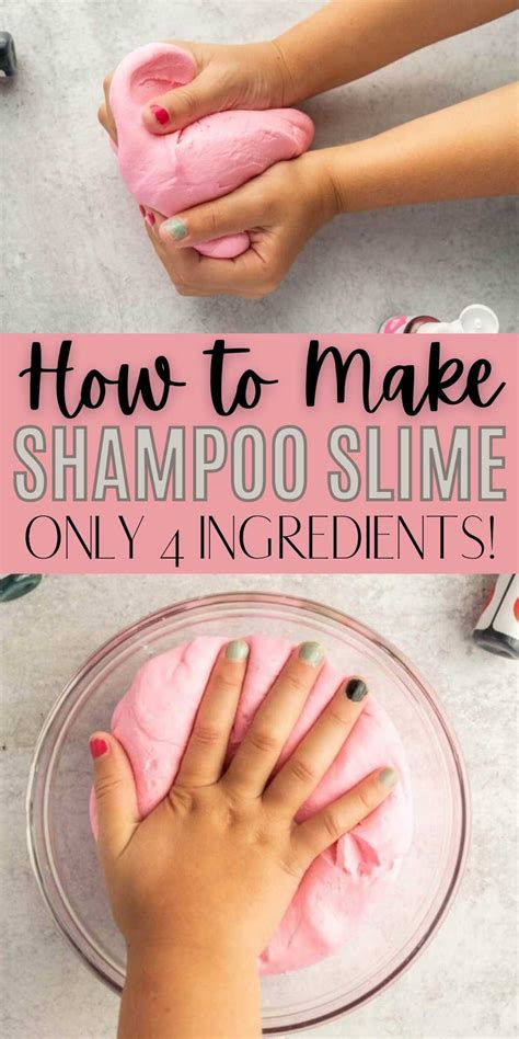 Shampoo Slime - How to make slime with shampoo