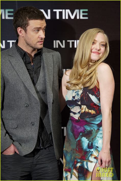 Photo: amanda seyfried justin timberlake in time madrid 12 | Photo 2596340 | Just Jared