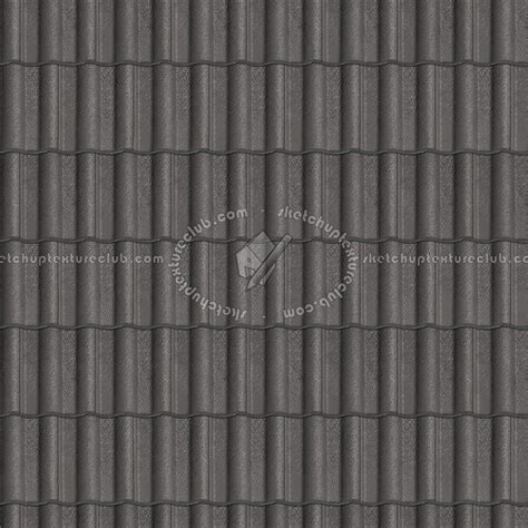 Concrete roof tile texture seamless 03469