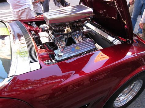 Candy Brandywine Corvette | Twin carb corvette with candy br… | Flickr