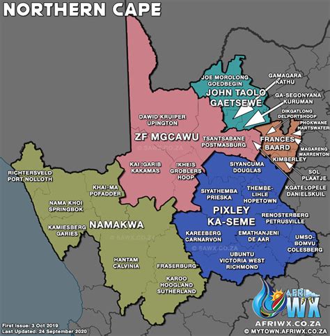 South Africa District Municipality Province Maps