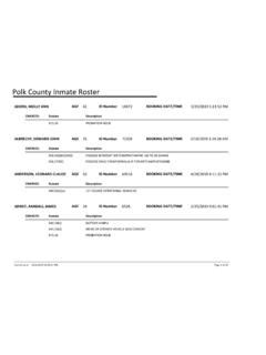 Polk County Inmate Roster / polk-county-inmate-roster.pdf / PDF4PRO