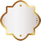 Decorative Badge Gold Clip Art Transparent Image | Gallery Yopriceville ...