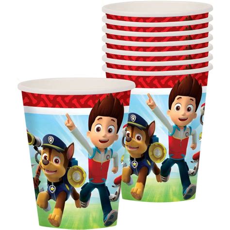 Paw Patrol Cups (Pack of 8) - Paw Patrol Party Supplies | Who Wants 2 Party | Who Wants 2 Party