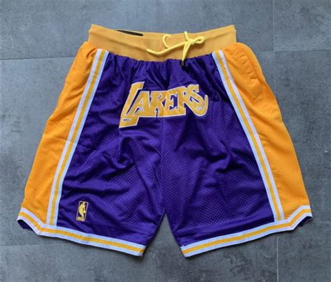 Los Angeles Lakers Shorts Purple - Justdonshorts