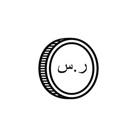 Arab Saudi Currency Icon Symbol, Saudi Riyal, SAR Sign. Vector Illustration 15015467 Vector Art ...