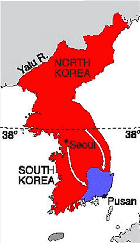 The Korean War Map