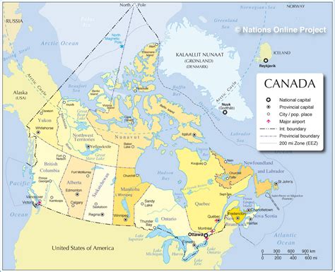 Map Of Major Cities In Canada ~ AFP CV