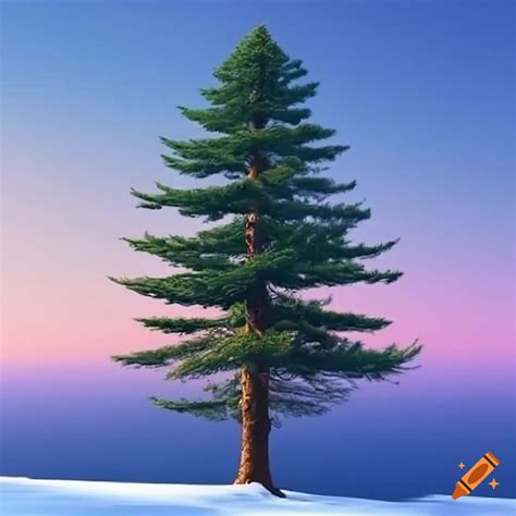 Image of a pine tree on Craiyon