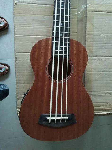 UKUBASS, Ukulele bass, Ukulelebasss, mahogany wood with EQ-in Ukulele ...