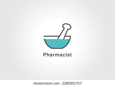 Pharmacist Vector Logo Design Template Stock Vector (Royalty Free ...