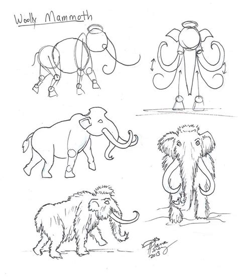 Wooly Mammoth Drawing at GetDrawings | Free download