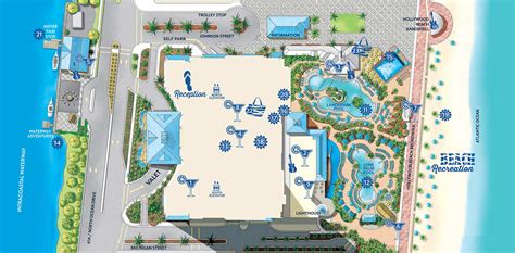 Resort Map - Margaritaville Hollywood Beach Resort