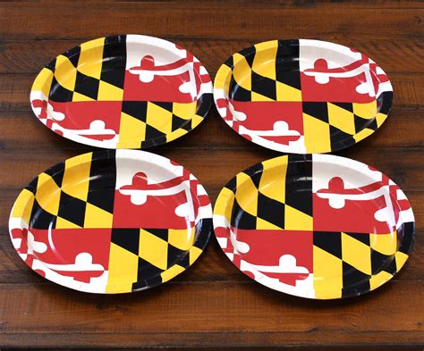 Maryland Flag (25-Pack) / Paper Plate | Route One Apparel