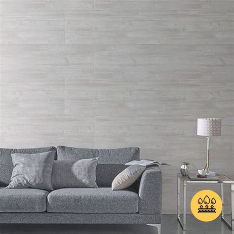 Grey Planed Wood Effect PVC Wall Panel | Targwall