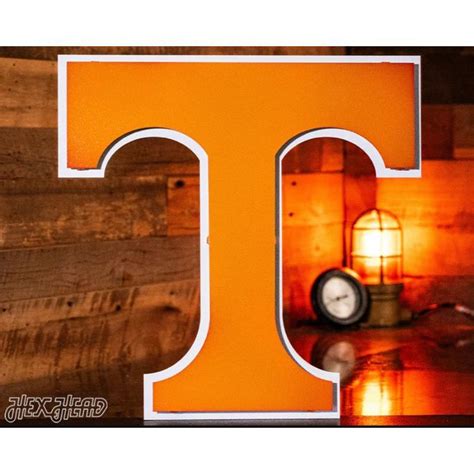 TN - Tennessee Power T Logo 3D Metal Art - 17.5" X 17.5" - Alumni Hall