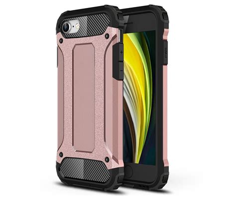 Hybrid Shockproof Case for iPhone SE (2020) - Rose Gold | Shop Today ...