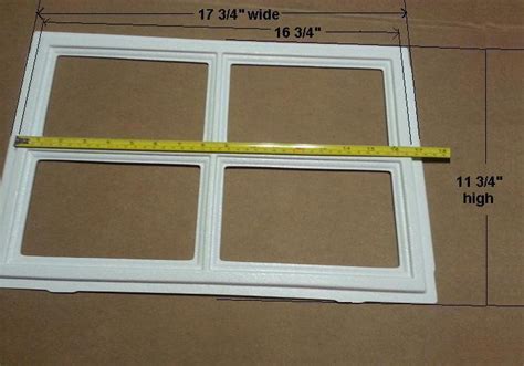 garage door window inserts, stockton for 17.75"wide X 11.75"high set of 4 stk#(3290)