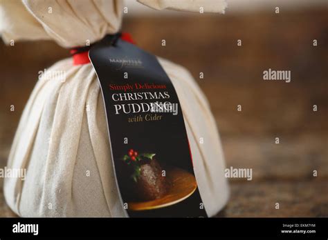 waitrose christmas pudding Stock Photo - Alamy