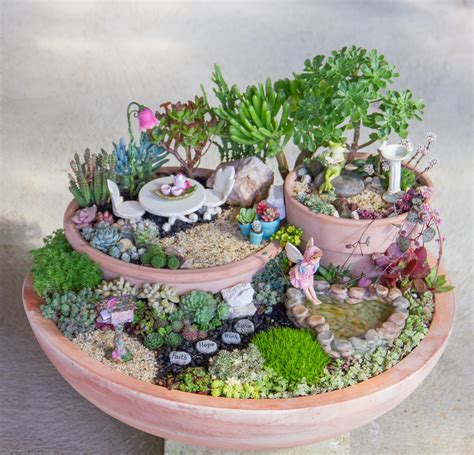 Succulent Fairy Garden Tutorial | DIY Succulent Fairy Garden | Fairy Garden Blog