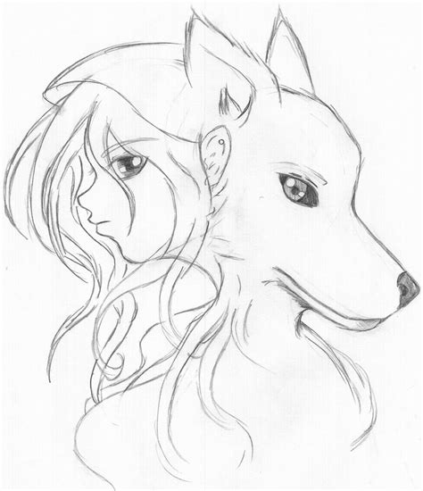 Sad Wolf Drawing at GetDrawings | Free download