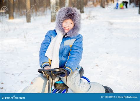 Kids Playing Outside in Winter Stock Photo - Image of clothing, girl: 114702992