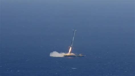 See SpaceX rocket crash landing - CNN Video