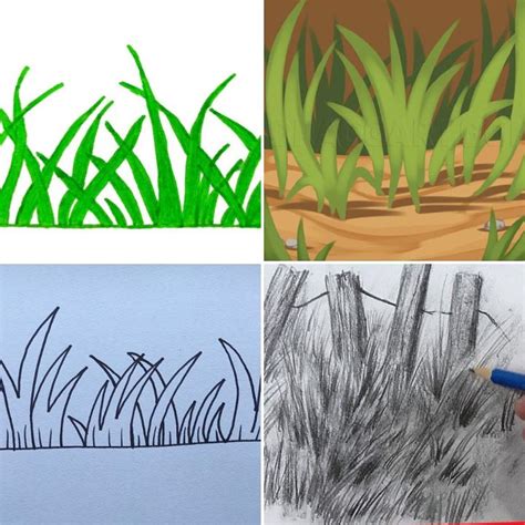 25 Easy Grass Drawing Ideas How To Draw Grass Blitsy – NBKomputer